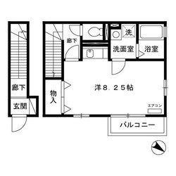 フォーレスト１の物件間取画像